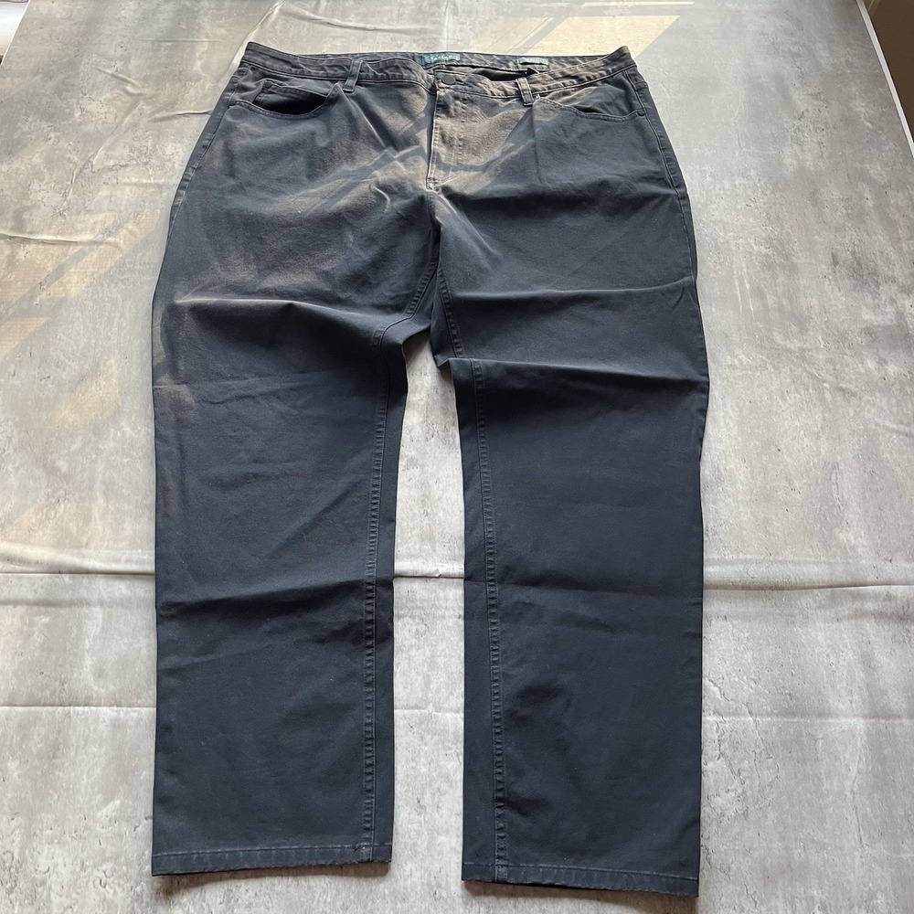 TAYLRD Chino 5-Pocket Slim Fit Pants Blue Straight Leg Men's 40x30